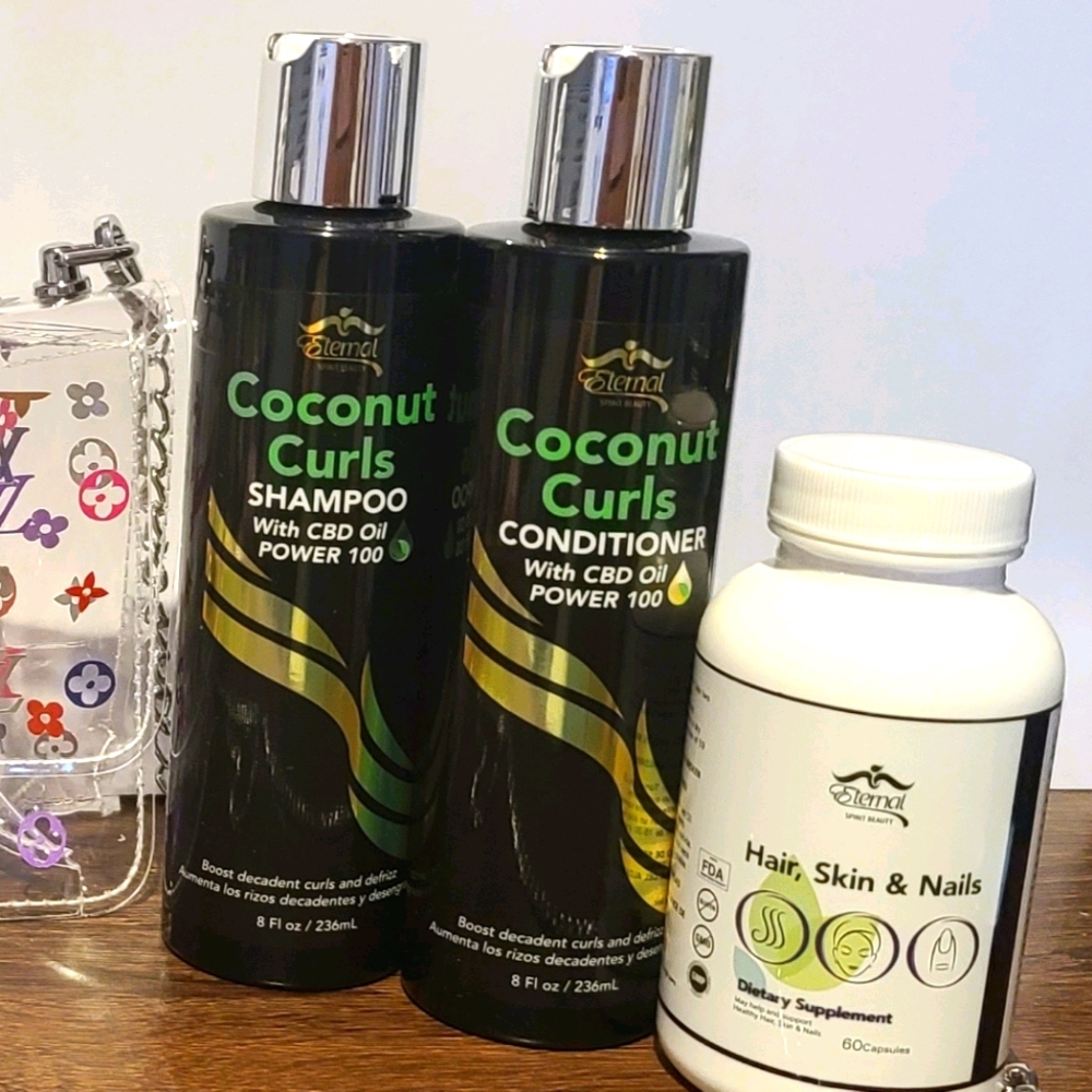 Shampoo, Conditioner and Vitamins